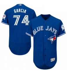 Mens Majestic Toronto Blue Jays 74 Jaime Garcia Royal Blue Alternate Flex Base Authentic Collection MLB Jersey