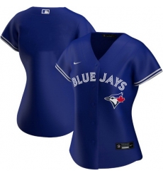 Women Toronto Blue Jays Blank Blue Stitched Baseball Jersey