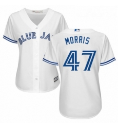 Womens Majestic Toronto Blue Jays 47 Jack Morris Authentic White Home MLB Jersey 