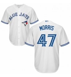 Youth Majestic Toronto Blue Jays 47 Jack Morris Authentic White Home MLB Jersey 