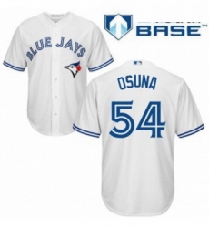 Youth Majestic Toronto Blue Jays 54 Roberto Osuna Authentic White Home MLB Jersey