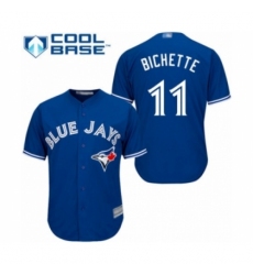 Youth Toronto Blue Jays #11 Bo Bichette Authentic Blue Alternate Baseball Player Jersey