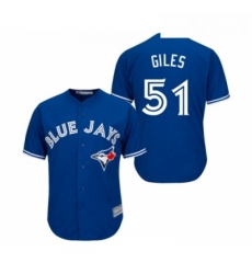Youth Toronto Blue Jays 51 Ken Giles Replica Blue Alternate Baseball Jersey 