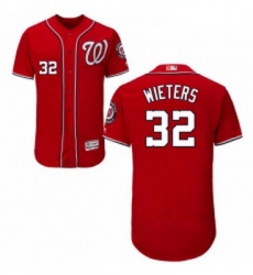 Mens Majestic Washington Nationals 32 Matt Wieters Red Flexbase Authentic Collection MLB Jersey