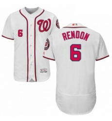 Mens Majestic Washington Nationals 6 Anthony Rendon White Home Flex Base Authentic Collection MLB Jersey