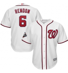 Nationals 6 Anthony Rendon White 2019 World Series Bound Cool Base Jersey