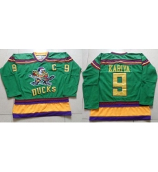 Anaheim Ducks #9 Paul Kariya Green CCM Throwback Stitched NHL Jersey