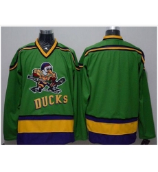 Ducks Blank Green CCM Throwback Stitched NHL Jersey