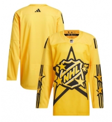 Men All Star Game 2024 Yellow Primegreen Stitched Hockey Jersey