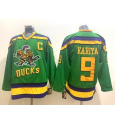 Men Anaheim Ducks 9 Paul Kariya Green CCM jersey
