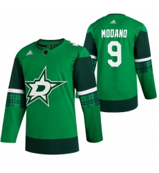 Men Dallas Stars 9 Mike Modano Green 2020 Adidas Jersey