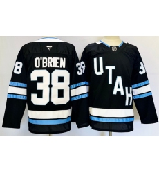 Men Utah Hockey Club 38 Liam O 27Brien Navy 2024 25 Stitched Jersey