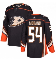 Mens Adidas Anaheim Ducks 54 Antoine Morand Premier Black Home NHL Jersey 