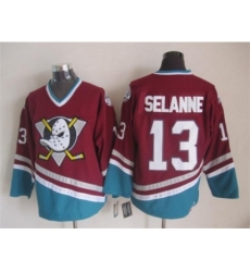 NHL Anaheim Ducks #13 Selanne red jerseys restore ancient ways