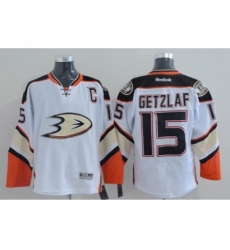 NHL Anaheim Ducks #15 Ryan Getzlaf Stitched white jerseys