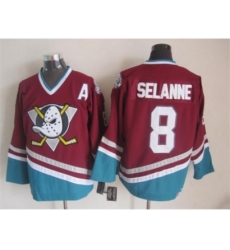 NHL Anaheim Ducks #8 Teemu Selanne red jerseys restore ancient ways