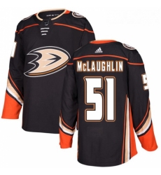 Youth Adidas Anaheim Ducks 51 Blake McLaughlin Authentic Black Home NHL Jersey 