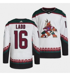 Men Arizona Coyotes 16 Andrew Ladd White Stitched jersey