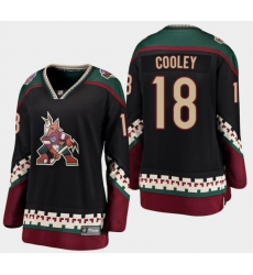 Men Arizona Coyotes Logan Cooley #18 Stitched NHL Black Jersey