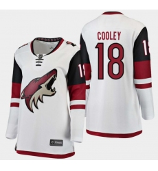 Men Arizona Coyotes Logan Cooley #18 Stitched NHL Home White Jersey