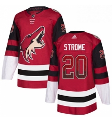 Mens Adidas Arizona Coyotes 20 Dylan Strome Authentic Maroon Drift Fashion NHL Jersey 
