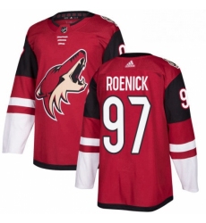 Mens Adidas Arizona Coyotes 97 Jeremy Roenick Authentic Burgundy Red Home NHL Jersey 