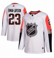 Youth Adidas Arizona Coyotes 23 Oliver Ekman Larsson Authentic White 2018 All Star Pacific Division NHL Jersey 