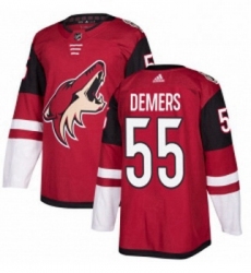 Youth Adidas Arizona Coyotes 55 Jason Demers Premier Burgundy Red Home NHL Jersey 