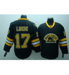 Boston Bruins 17 Milan Lucic Black Jerseys