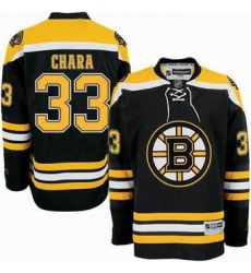 Boston Bruins 33 Chara Black Hockey Jersey