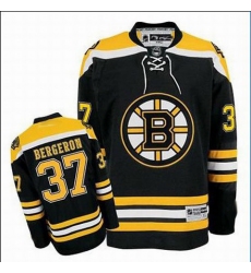 Boston Bruins #37 Patrice Bergeron A Patch Black