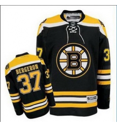 Boston Bruins #37 Patrice Bergeron Black