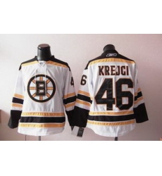 Boston Bruins 46 krejci white jersey
