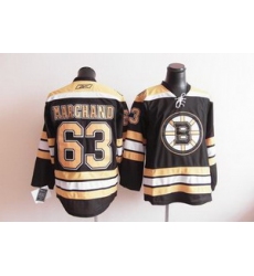 Boston Bruins 63 marchand black jersey