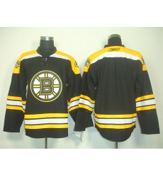 Boston Bruins Blank Black Hockey Jerseys