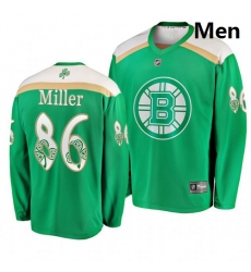 Bruins 86 Kevan Miller Green 2019 St  Patrick Day Adidas Jersey