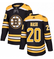 Mens Adidas Boston Bruins 20 Riley Nash Premier Black Home NHL Jersey 