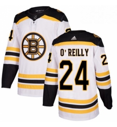 Mens Adidas Boston Bruins 24 Terry OReilly Authentic White Away NHL Jersey 