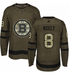Mens Adidas Boston Bruins 8 Cam Neely Authentic Green Salute to Service NHL Jersey 