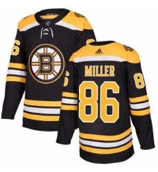 Mens Adidas Boston Bruins 86 Kevan Miller Authentic Black Home NHL Jersey 