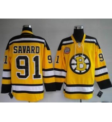 NEW Boston Bruins #91 Marc Savard 2010 Winter Classic Premier Jersey