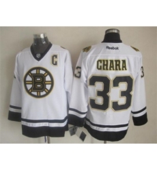 NHL Boston Bruins #33 Zdeno Chara White Fashion Stitched Jerseys