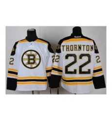 NHL Jerseys Boston Bruins #22 Thornton White Jerseys