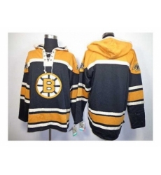 NHL Jerseys Boston Bruins blank black-yellow[pullover hooded sweatshirt]