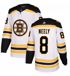 Womens Adidas Boston Bruins 8 Cam Neely Authentic White Away NHL Jersey 