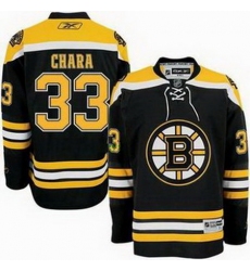 KIDS Boston Bruins 33 Chara Black Hockey Jersey
