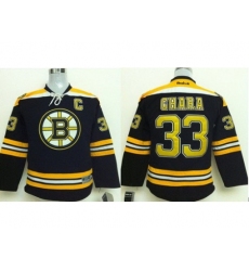 Kids Boston Bruins 33 Zdeno Chara Black NHL Hockey Jerseys