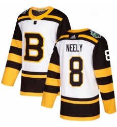 Youth Adidas Boston Bruins 8 Cam Neely Authentic White 2019 Winter Classic NHL Jersey 
