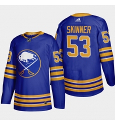 Buffalo Sabres 53 Jeff Skinner Men Adidas 2020 21 Home Authentic Player Stitched NHL Jersey Royal Blue