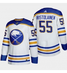 Buffalo Sabres 55 Rasmus Ristolainen Men Adidas 2020 21 Away Authentic Player Stitched NHL Jersey White
